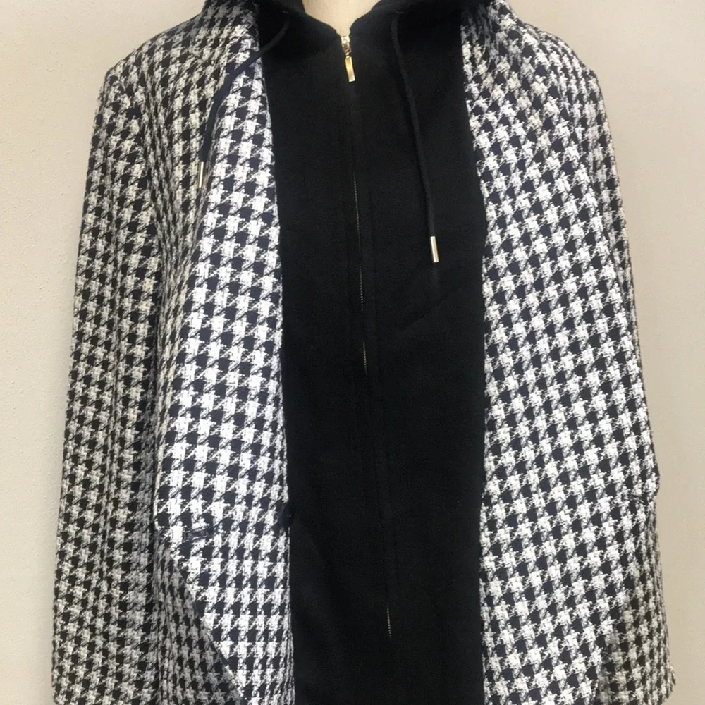 NEW!!! Express Hooded Coat - Picture 4 of 12